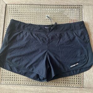 Patagonia black shorts.